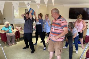 Sports day at Sandpiper Care Home