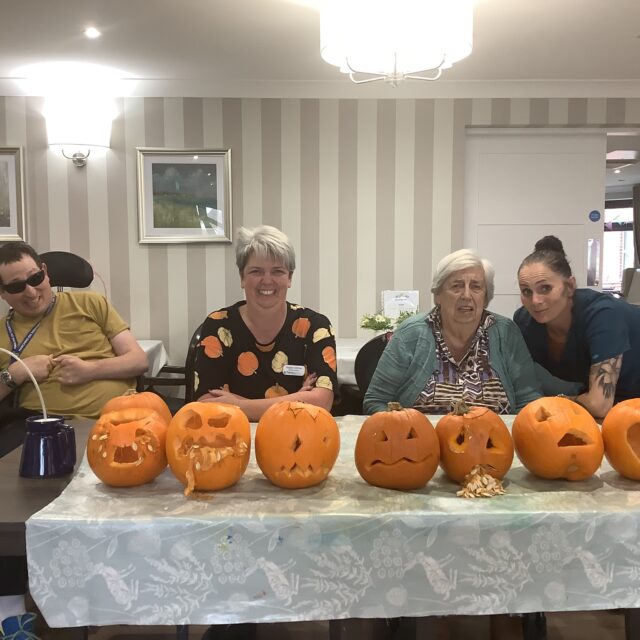 Pumpkin carving competition