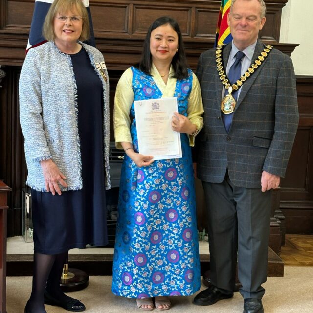 Congratulations to our team member on receiving British Citizenship!