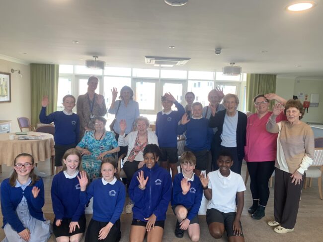 The Lanes Primary School visit Beeston Rise