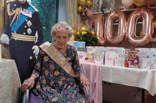 Abbey Wood Lodge Celebrates Resident’s 100th Birthday Milestone