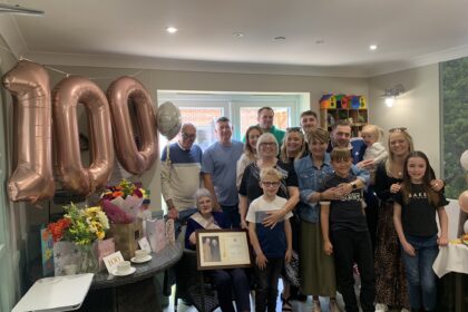 Cherished resident Isabel celebrates 100th Birthday at Meadows Park Care Home