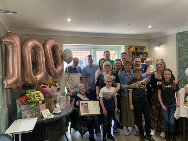 Cherished resident Isabel celebrates 100th Birthday at Meadows Park