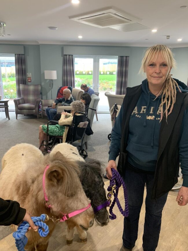 A heartwarming visit from Northcote’s heavy horse sanctuary