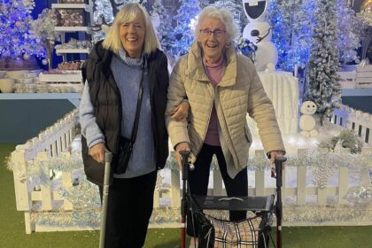 Bingley Park residents enjoy a festive outing to Woodbank Garden Centre