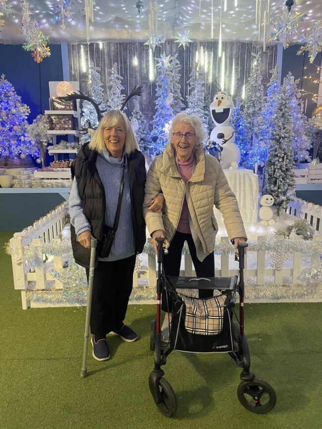 Bingley Park residents enjoy a festive outing to Woodbank Garden Centre