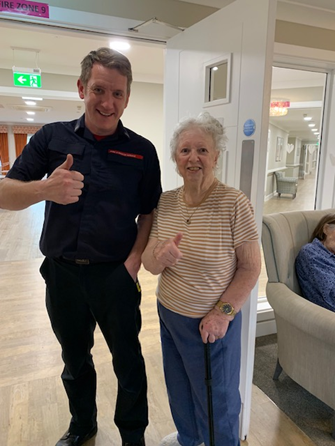 Fire safety awareness at Sleaford Hall Care Home