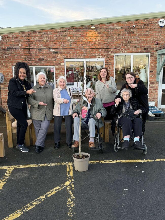 York Manor residents bond over new apple tree planting