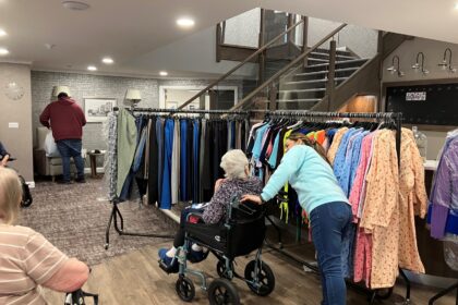 Holbeach Meadows residents enjoy shopping day at home