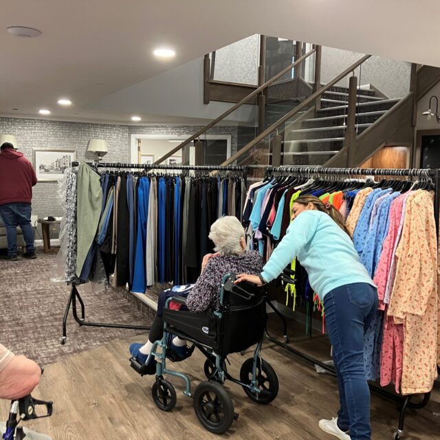 Holbeach Meadows residents enjoy shopping day at home